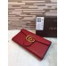 Gucci GG Marmont Continental Wallet 400586 Red