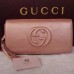 Gucci Soho leather clutch 336753 Rose Beige