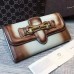 Gucci Lady Web leather continental wallet 382274 Beige