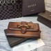 Gucci Lady Web leather continental wallet 382274 Brown