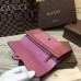 Gucci Lady Web leather continental wallet 382274 Purple