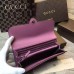 Gucci Lady Web leather continental wallet 382274 Purple