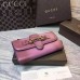 Gucci Lady Web leather continental wallet 382274 Purple