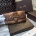 Gucci Lady Web leather continental wallet 382274 Apricot