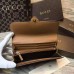 Gucci Lady Web leather continental wallet 382274 Apricot