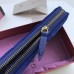 Gucci GG Marmont Velvet Zip Around Wallet 443123 Blue