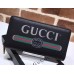 Gucci Print Vintage Logo Grained Leather Zip Around Wallet 496317 Black 2017