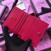 Gucci Leather Card Case With Butterfly 499361 Red 2018