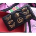 Gucci GG Marmont Metal Insects Continental Wallet 443436 Black 2017