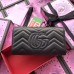 Gucci GG Marmont Metal Insects Continental Wallet 443436 Black 2017