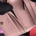 Gucci GG Marmont Metal Butterfly Studs Card Case 466492 Nude Pink 2017