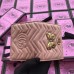 Gucci GG Marmont Metal Butterfly Studs Card Case 466492 Nude Pink 2017