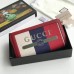 Gucci Print Zip Around Wallet 524790 Sylvie Stripe Canvas