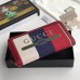 Gucci Print Zip Around Wallet 524790 Sylvie Stripe Canvas