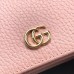 Gucci Leather Card Case ‎456126 Pink