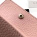 Gucci Leather Card Case ‎456126 Pink