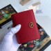 Gucci Leather Card Case ‎456126 Red