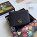 Gucci Leather Card Case ‎456126 Black