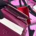 Gucci GG Marmont Velvet Card Case 466492 Hot Pink