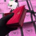 Gucci GG Marmont Velvet Card Case 466492 Red