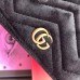 Gucci GG Marmont Velvet Card Case 466492 Black