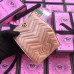 Gucci GG Marmont Leather Card Case 466492 Pink