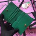 Gucci GG Marmont Leather Card Case 466492 Green