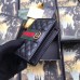 Gucci Leather Card Case with Double G ‎536453 Black