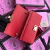 Gucci Padlock Calfskin Continental Chain Wallet 453506 Red