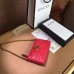 Gucci GG Marmont chain mini bag 443129 red