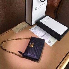 Gucci GG Marmont chain mini bag 443129 black