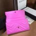 Gucci GG Marmont continental wallet pink