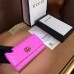 Gucci GG Marmont continental wallet pink