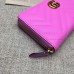 Gucci GG Marmont zip around wallet  443123 pink