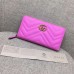 Gucci GG Marmont zip around wallet  443123 pink