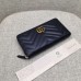 Gucci GG Marmont zip around wallet  443123 black