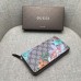 Gucci Tian zip around wallet 424893 Dark Brown