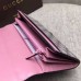 Gucci continental wallet with embroidered face 431394 pink