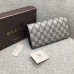 Gucci continental wallet with embroidered face 431394 brown