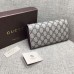 Gucci continental wallet with embroidered face 431394 red