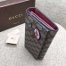 Gucci continental wallet with embroidered face 431394 red