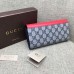 Gucci Grosgrain GG Supreme continental wallet 432253