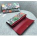 Gucci Tian continental wallet 424892 Red