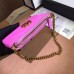 Gucci GG Marmont chain mini bag 443129 pink