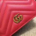 Gucci GG Marmont card case 443125 red