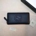 GUCCI SOHO WALLET 308004 IN GRAINED LEATHER black