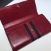 Gucci Vintage Web Rajah Continental Wallet 573789 Leather Red 2019