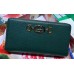 Gucci Zumi Grainy Leather Zip Around Wallet 570661 Green 2019