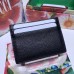 Gucci Zumi Grainy Leather Card Case 570679 Black 2019