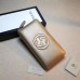 GUCCI SOHO WALLET 308004 IN GRAINED LEATHER metallic gold